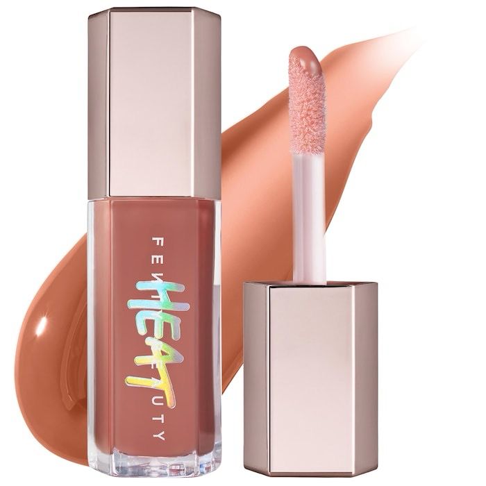 Fenty Beauty - Gloss Bomb Heat Universal Lip Luminizer + Plumper | Fenty Glow - sheer rose nude