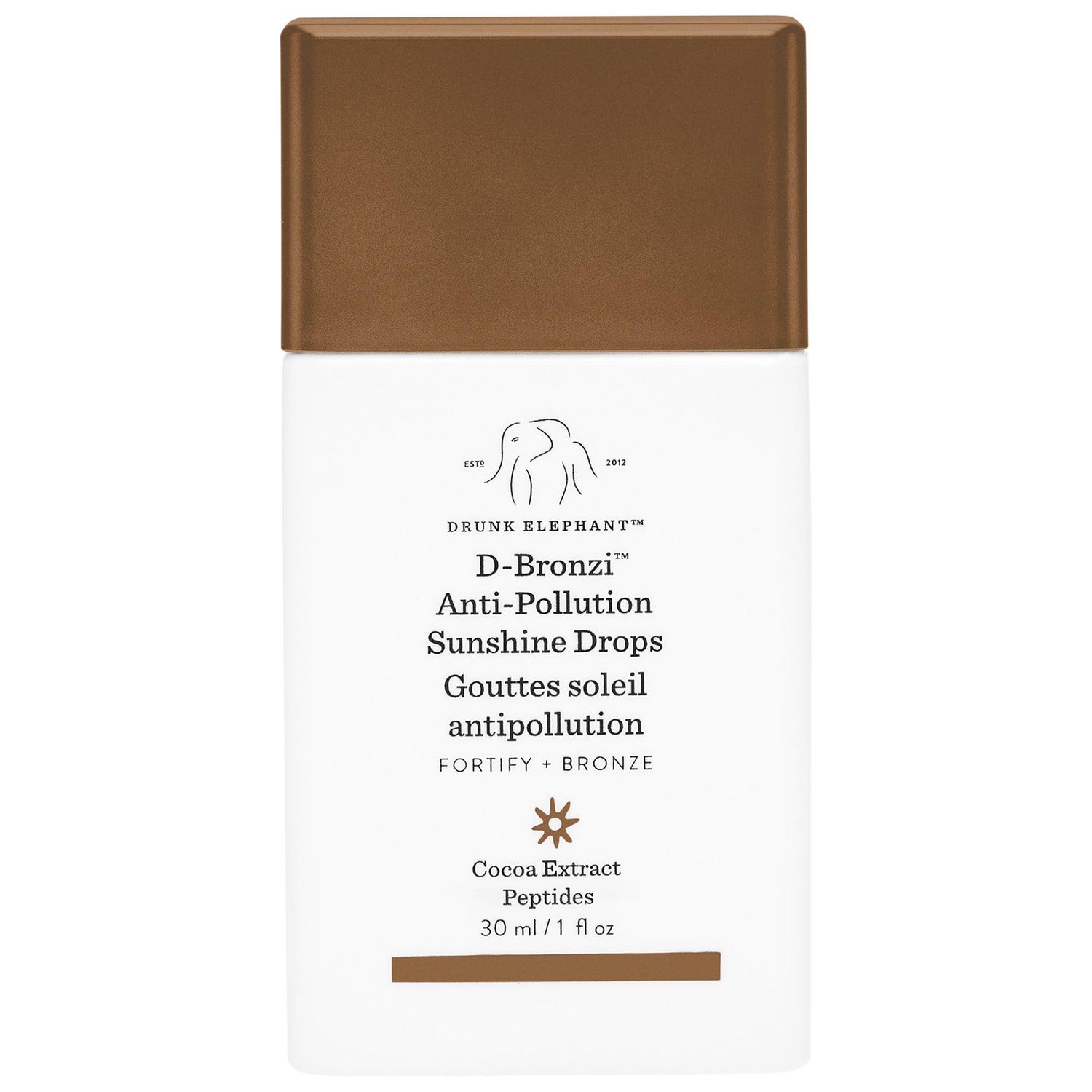 Drunk Elephant - D-Bronzi™ Anti-Pollution Bronzing Drops with Peptides