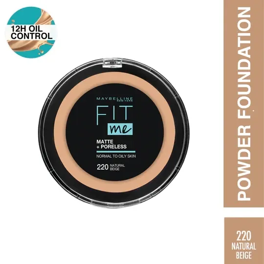 Maybelline - Fit Me Matte + Poreless Compact Powder | 220 Natural Beige