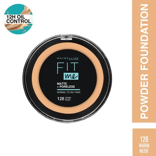 Maybelline - Fit Me Matte + Poreless Compact Powder | 128 Warm Nude