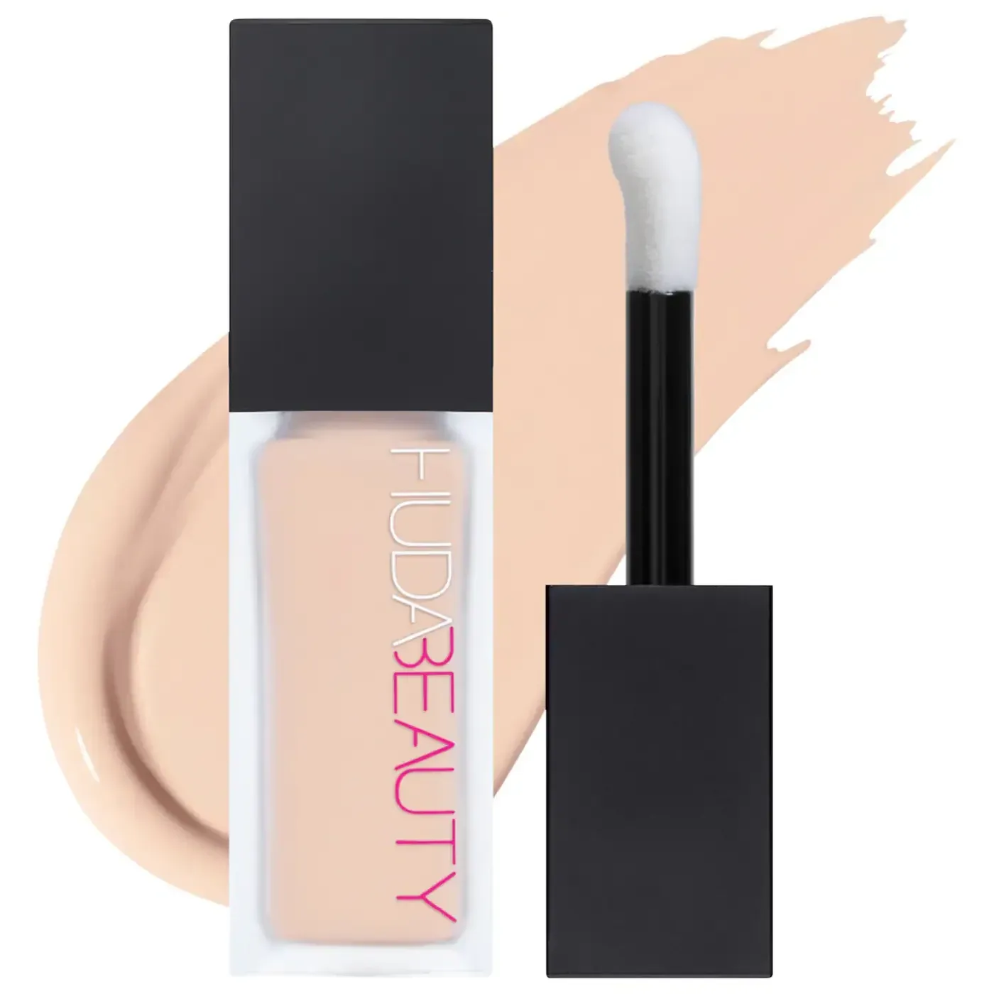 Huda Beauty - #FauxFilter Luminous Matte Buildable Coverage Crease Proof Concealer | Yogurt Drops 1.5 Beige - fair skin tones with pink undertones