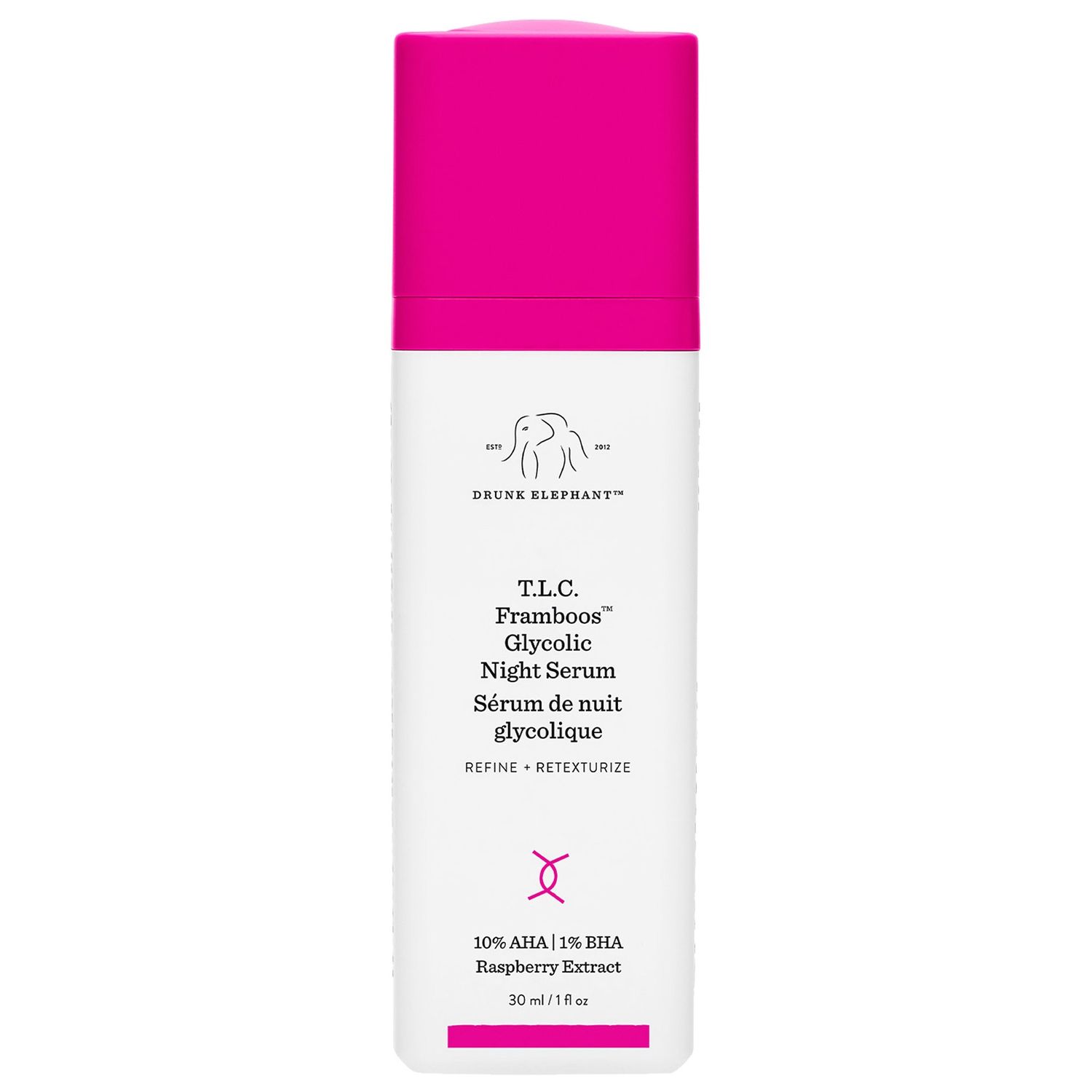 Drunk Elephant - T.L.C. Framboos™ Glycolic Night Serum