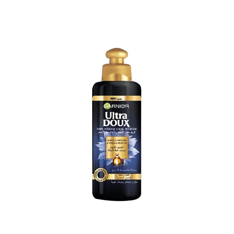 Garnier Ultra Doux - Black Charcoal Leave In Conditioning Cream 200 mL