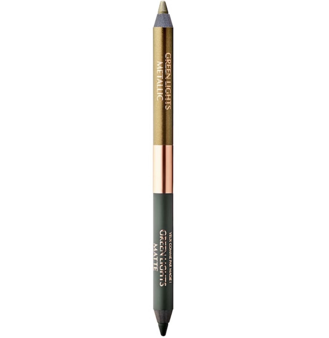 Charlotte Tilbury - Matte &amp; Metallic Double Ended Eyeliner | Green Lights - Golden Olive Shimmer, Matte Deep Khaki