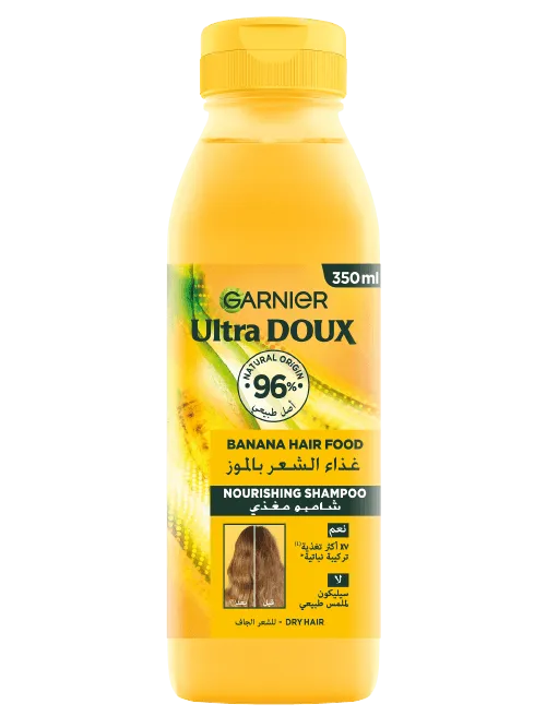 Garnier Ultra Doux - Nourishing Banana Hair Food Shampoo for Dry Hair | 350 mL