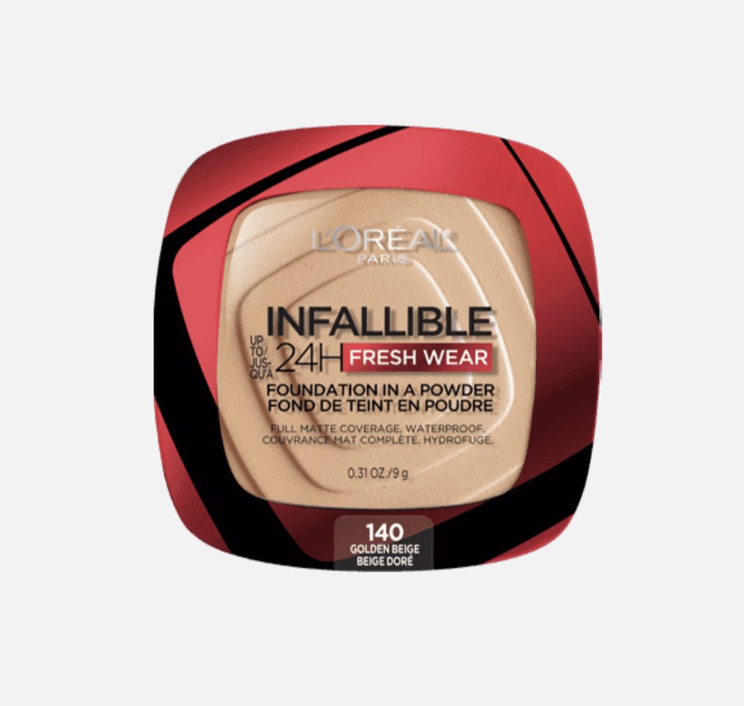 L&#39;ORÉAL PARIS - INFAILLIBlLE 24H Fresh Wear Powder Foundation | 140 Golden Beige