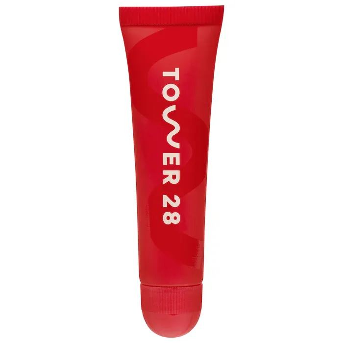 Tower 28 - LipSoftie™ Hydrating Tinted Lip Treatment Balm | Blood Orange Vanilla - sheer red orange