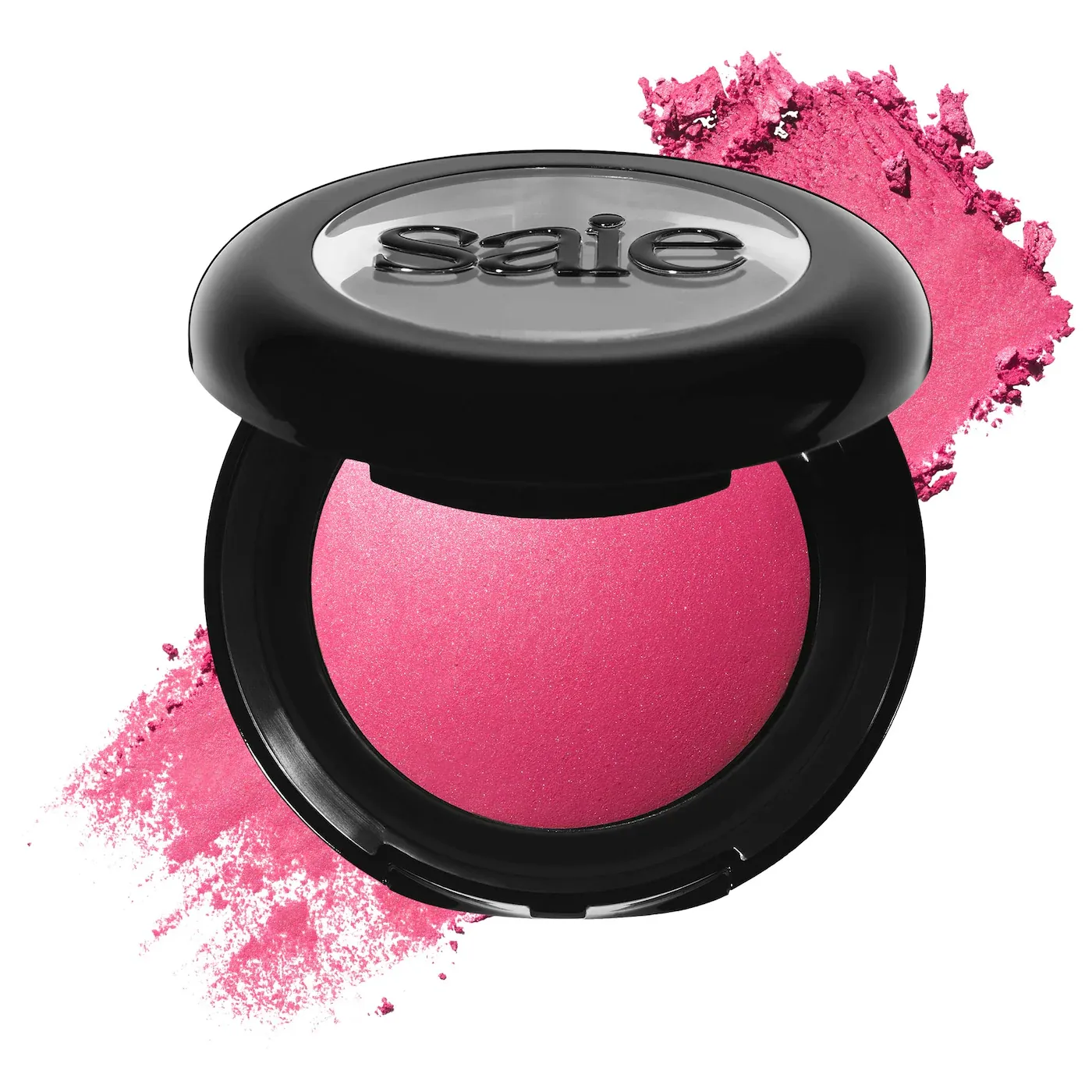 Saie - SuperSuede™ Talc-Free Powder Blush | Amore - bright fuschia