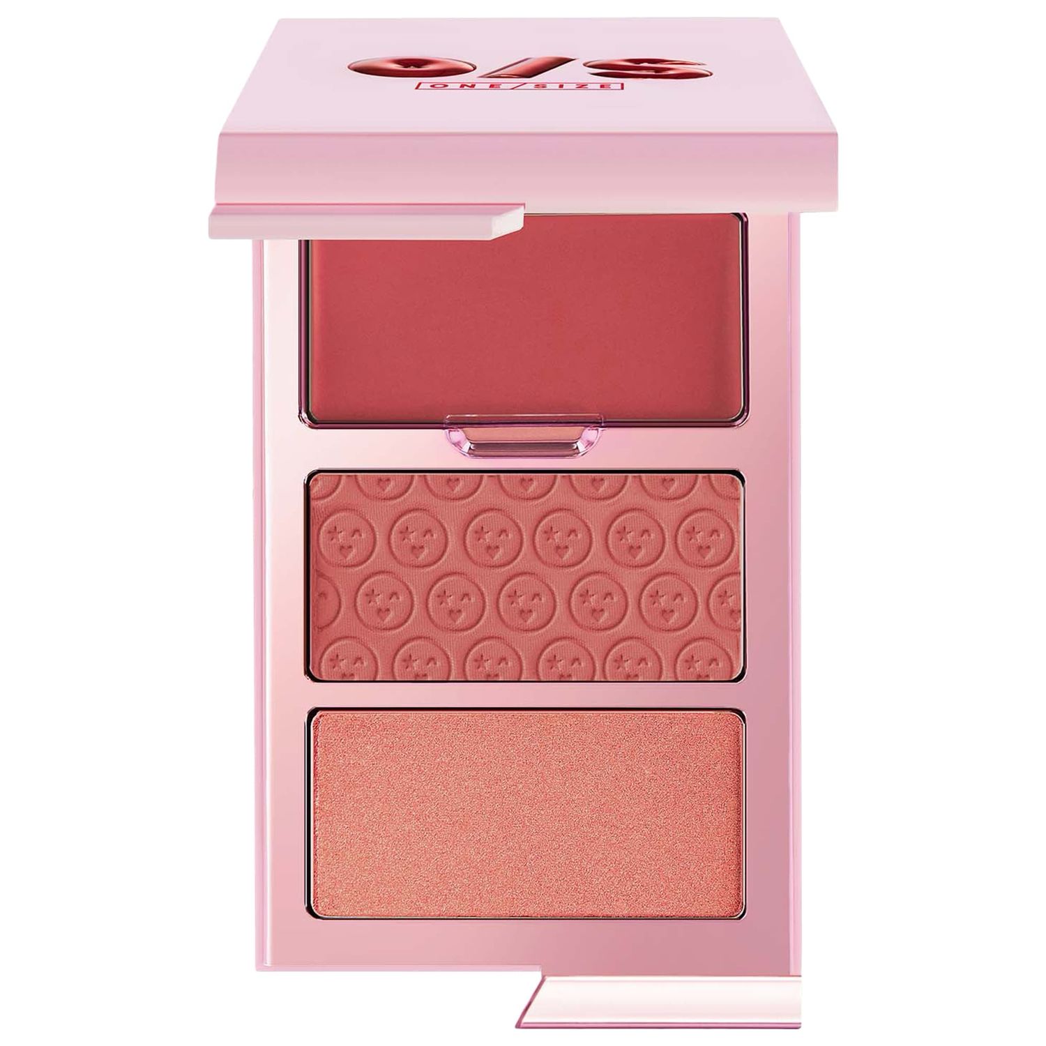 ONE/SIZE - Cheek Clapper 3D Blush Trio Palette | Phat Ass - Rich Mid-Tone Rose Petal Pink Trio