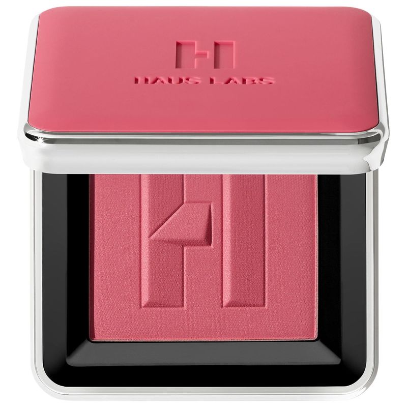 HAUS LABS By Lady Gaga - Color Fuse Talc-Free Blush Powder | Hibiscus Haze - mauve pink