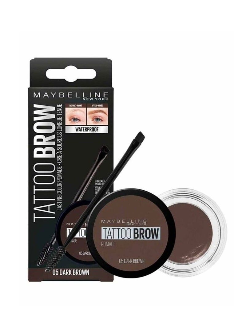 Maybelline - Tattoo Brow Pomade | 05 Dark Brown