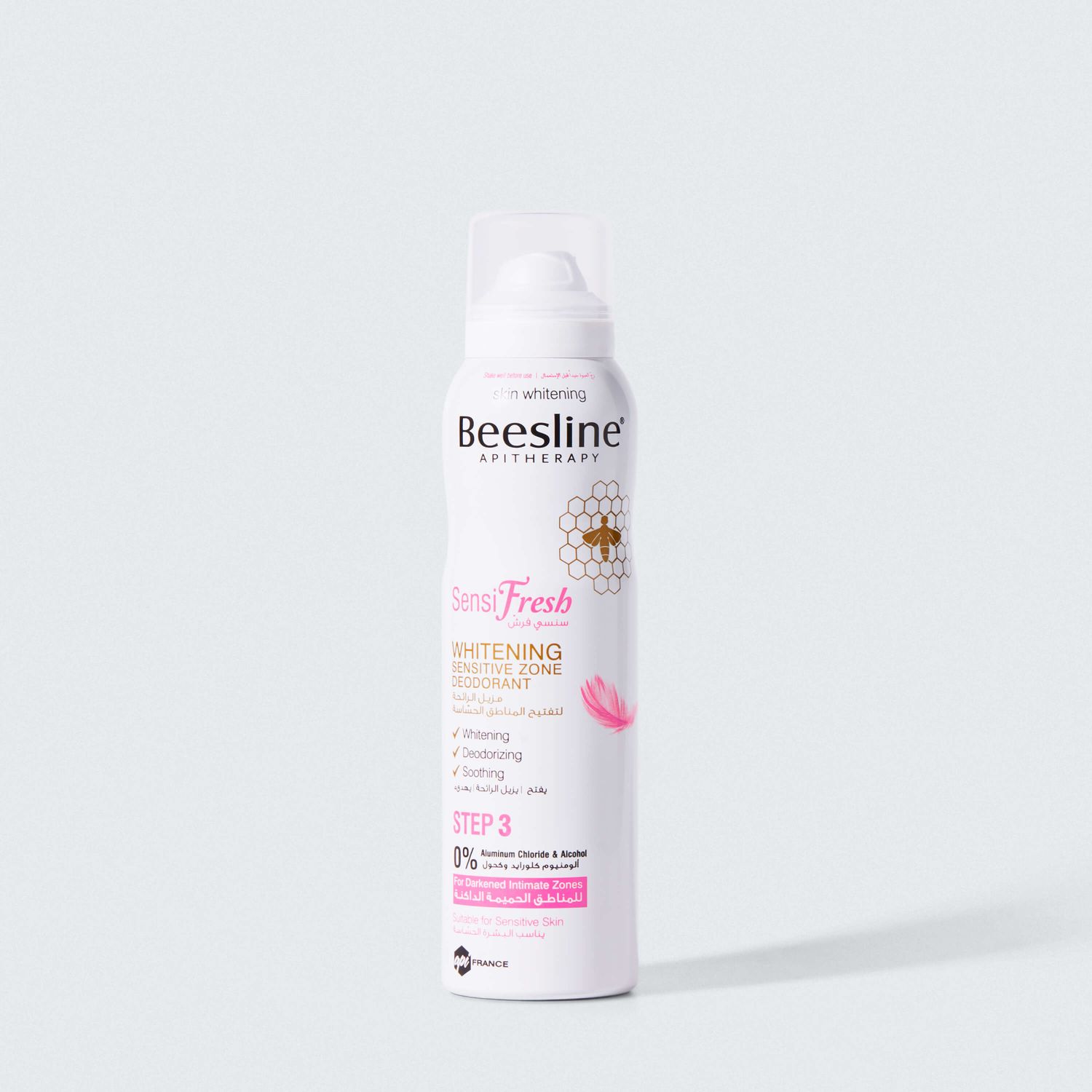 BEESLINE - SensiFresh Sensitive Zone Deodorant Spray | Whitening