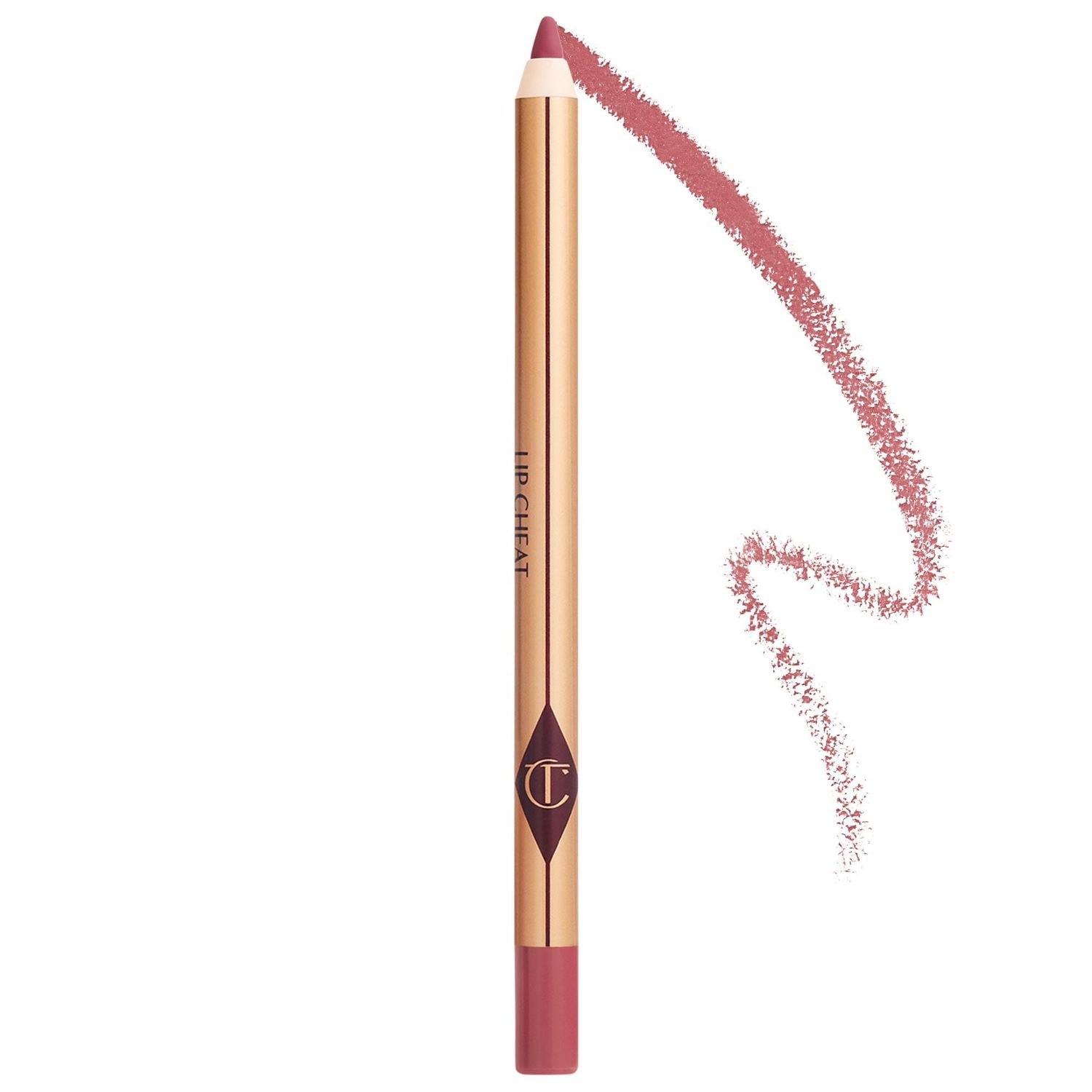 Charlotte Tilbury - Lip Cheat Lip Liner | 90s Pink - a warm rosewood pink