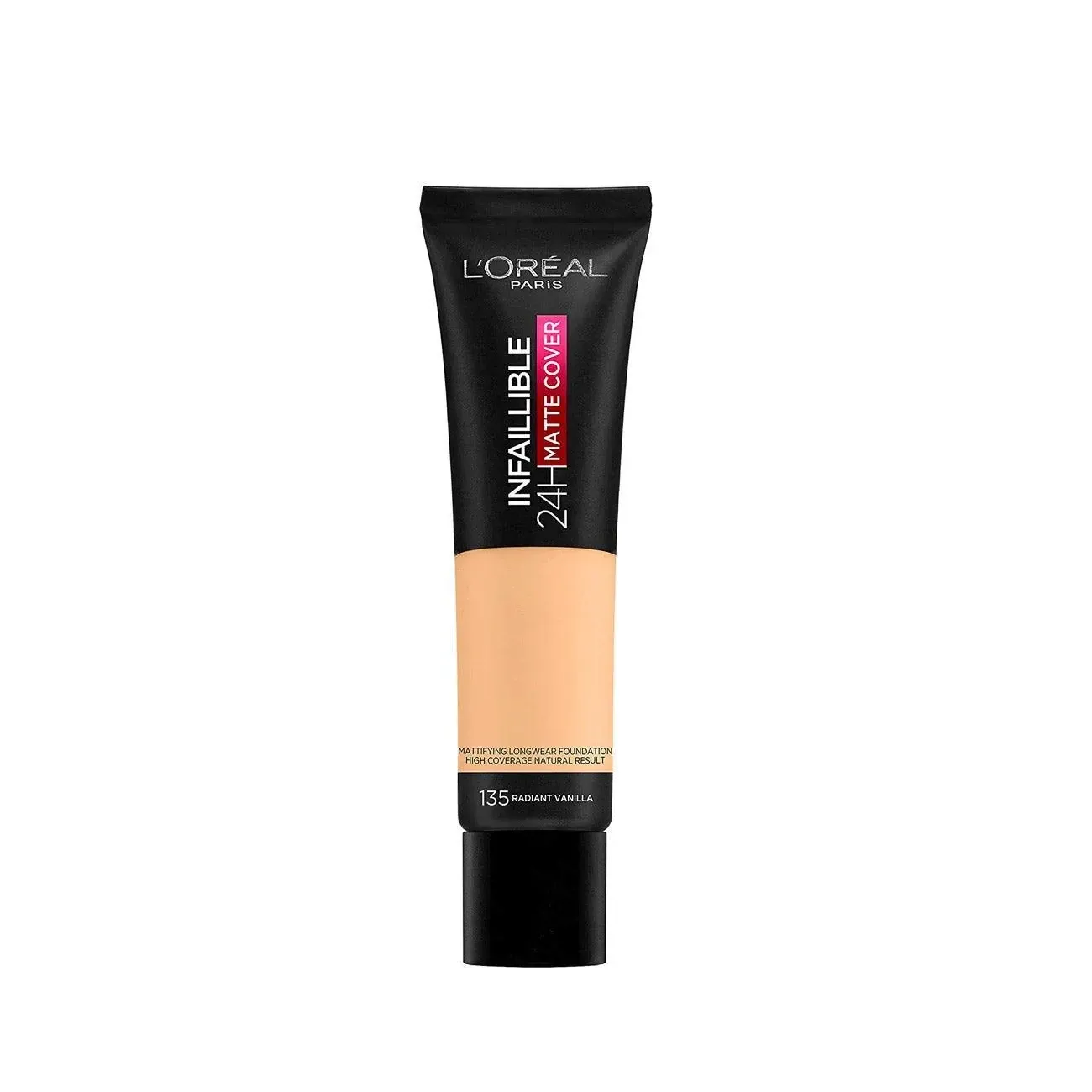 L&#39;ORÉAL PARIS - Infaillible 32H Matte Cover Foundation | 135 Radiant Vanilla