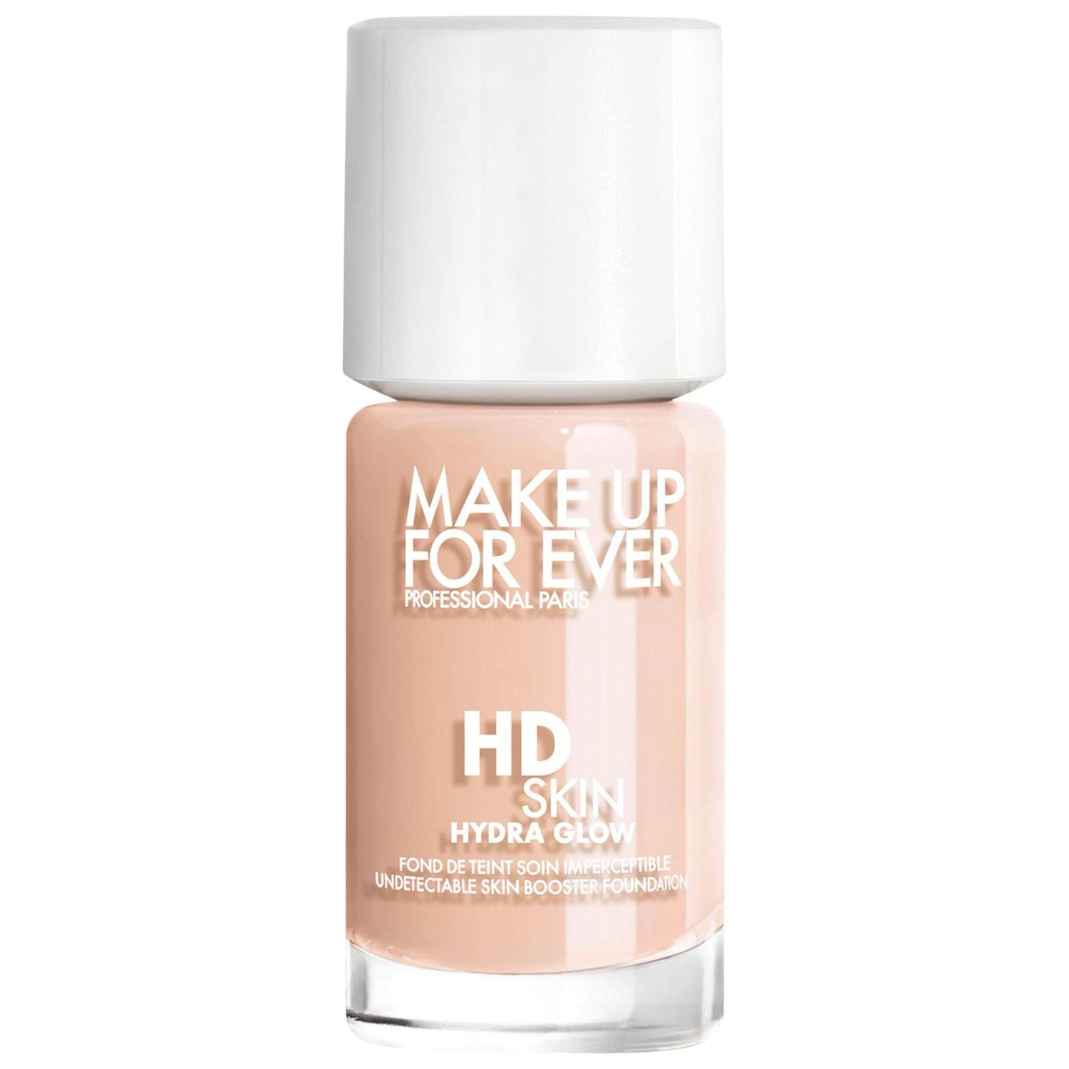 Make Up For Ever - HD Skin Hydra Glow Hydrating Foundation with Hyaluronic Acid | 1N06 - Porcelain - for light skin with peach undertones 