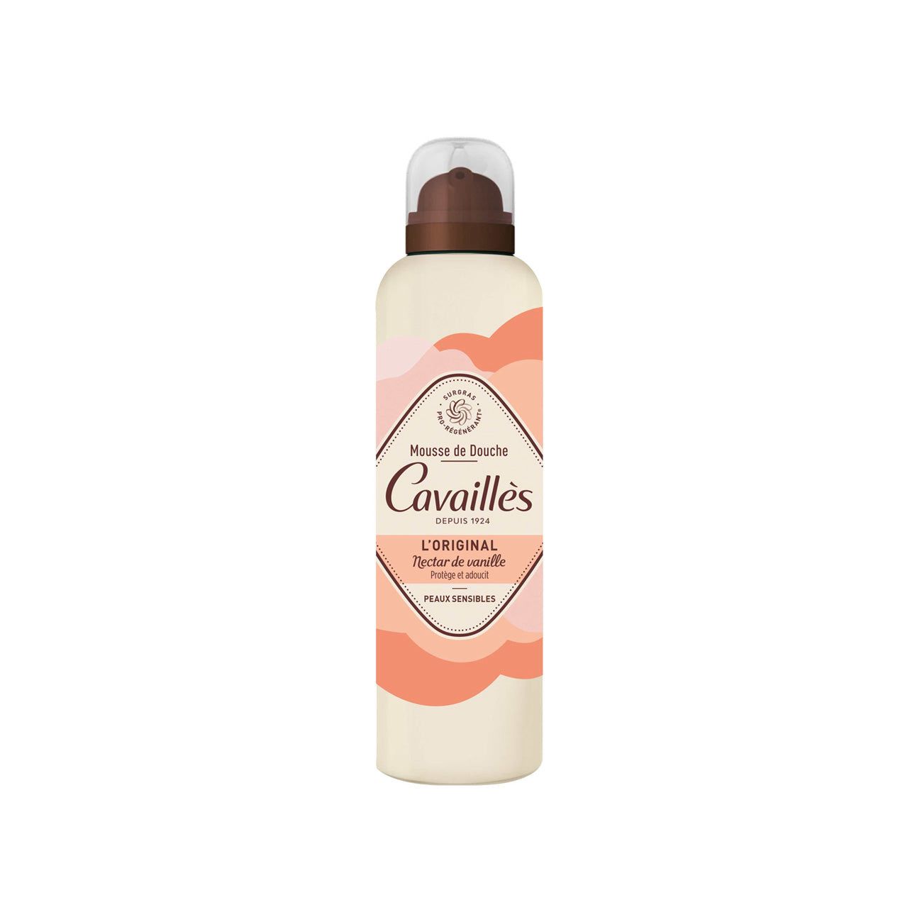 ROGE CAVAILLES - Original Shower Foam With Vanilla Notes - Sensitive Skin