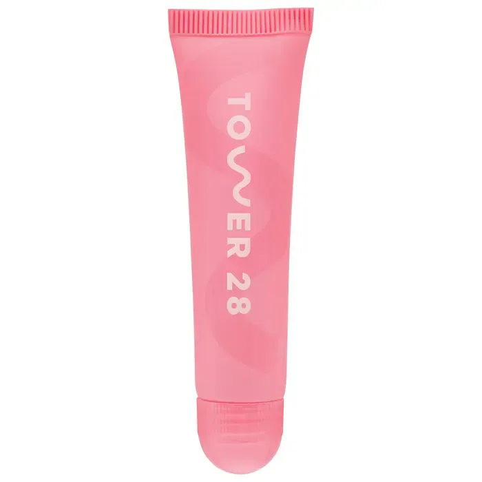 Tower 28 - LipSoftie™ Hydrating Tinted Lip Treatment Balm | Watermelon Kiwi - sheer baby pink