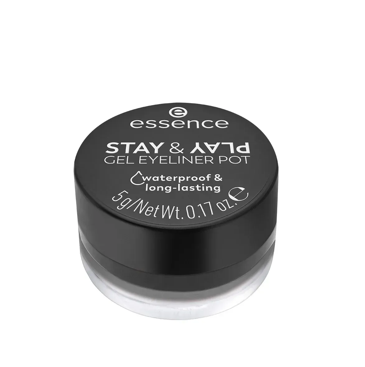 Essence - Stay &amp; Play Gel Eyeliner Pot Waterproof | 01 Black