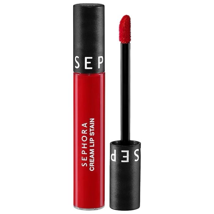 Sephora Collection - Cream Lip Stain Liquid Lipstick - Matte Finish | 01 Always Red - matte classic red
