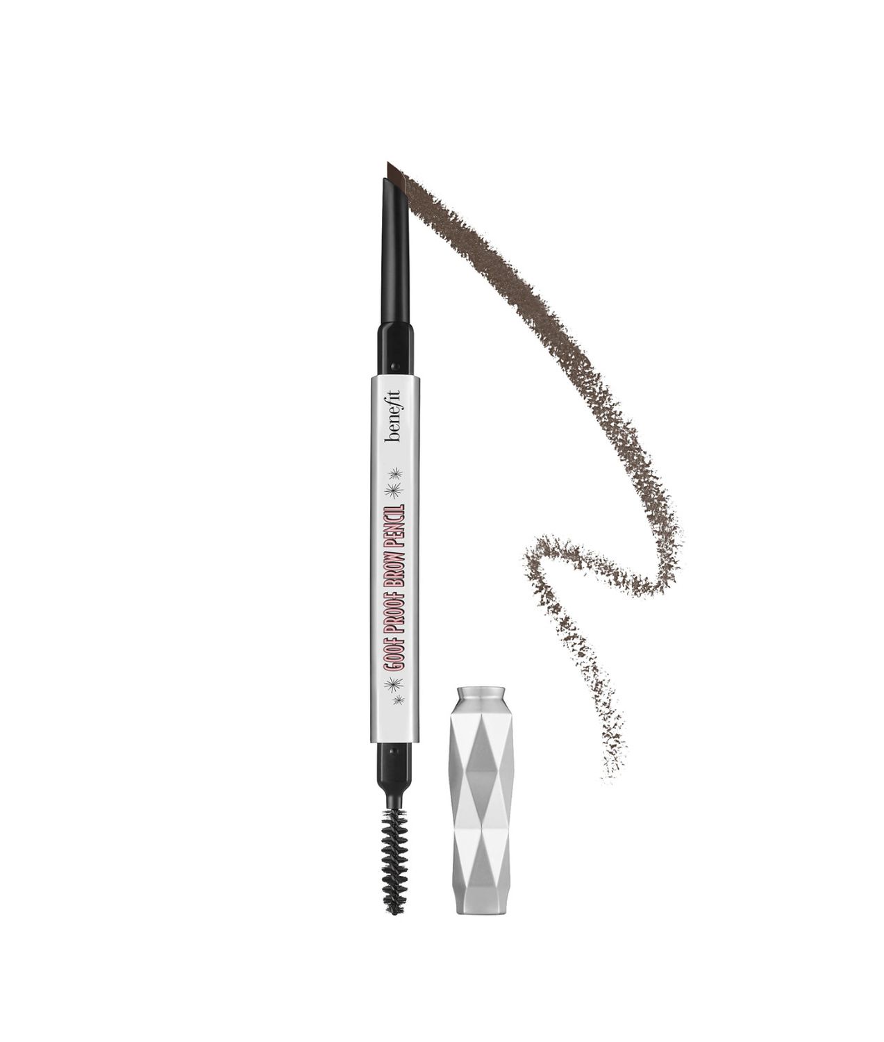 Benefit Cosmetics - Goof Proof Waterproof Easy Shape &amp; Fill Eyebrow Pencil | 4 - warm deep brown