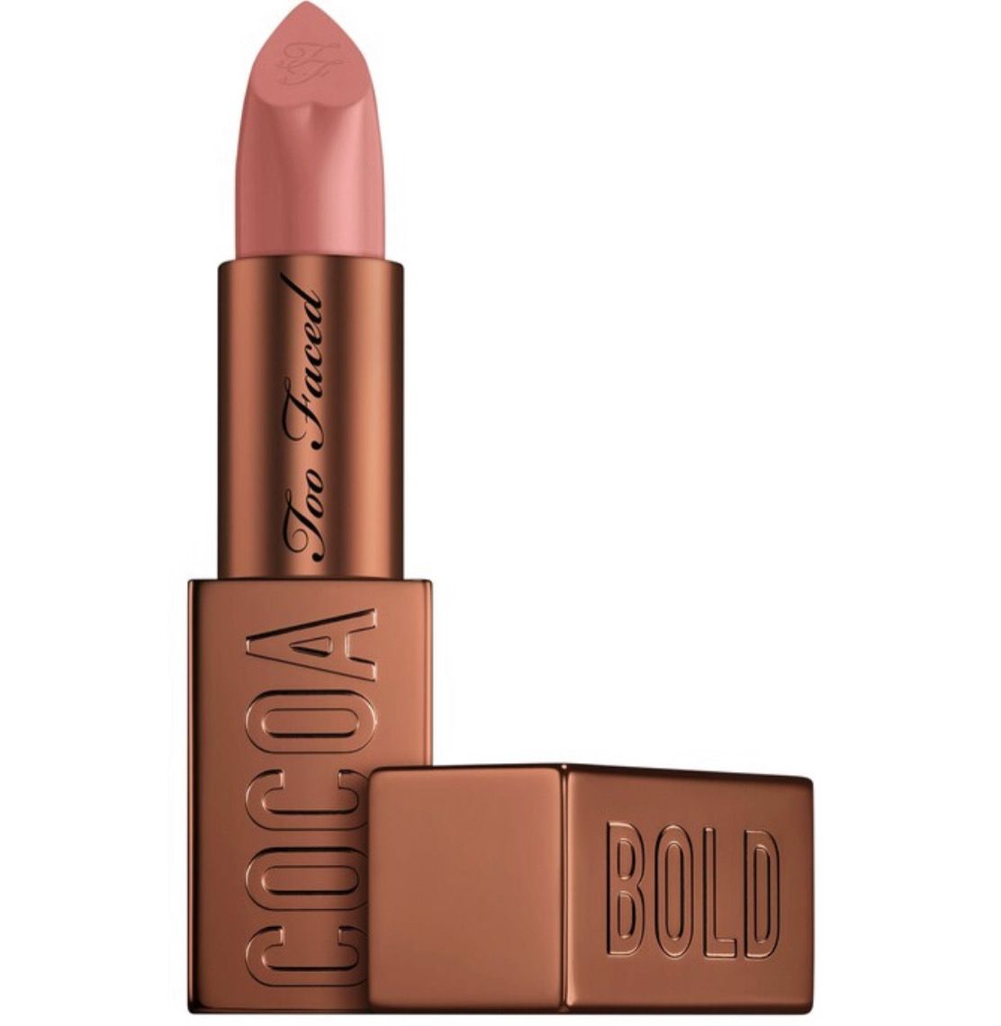 Too Faced - Cocoa Bold Cream Lipstick | Milkshake - muted neutral pink nude