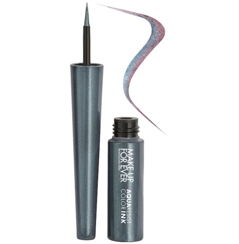Make Up For Ever - Aqua Resist Color Ink 24HR Waterproof Liquid Eyeliner | 12 Striking Chameleon - duo-chrome blue/violet