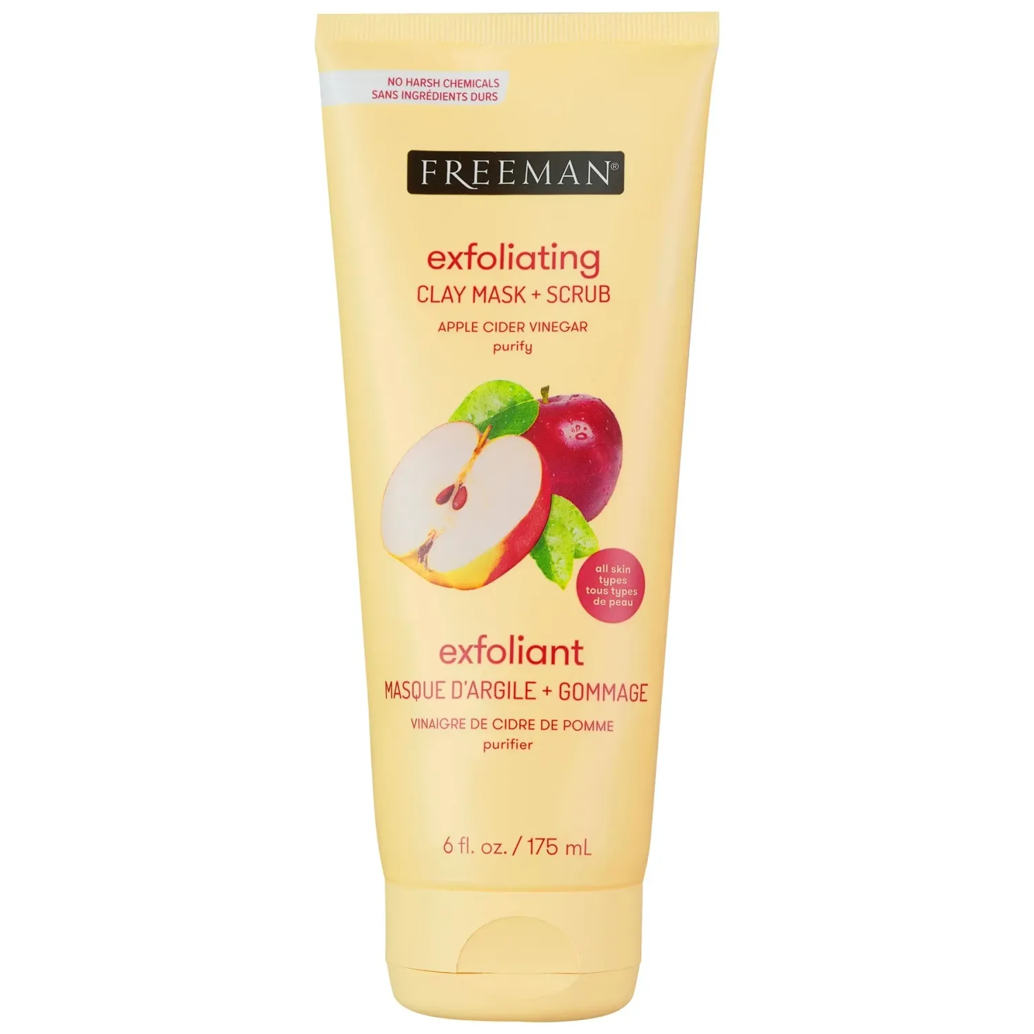 FREEMAN - Cleansing Clay Mask + Scrub | Apple Cider Vinegar