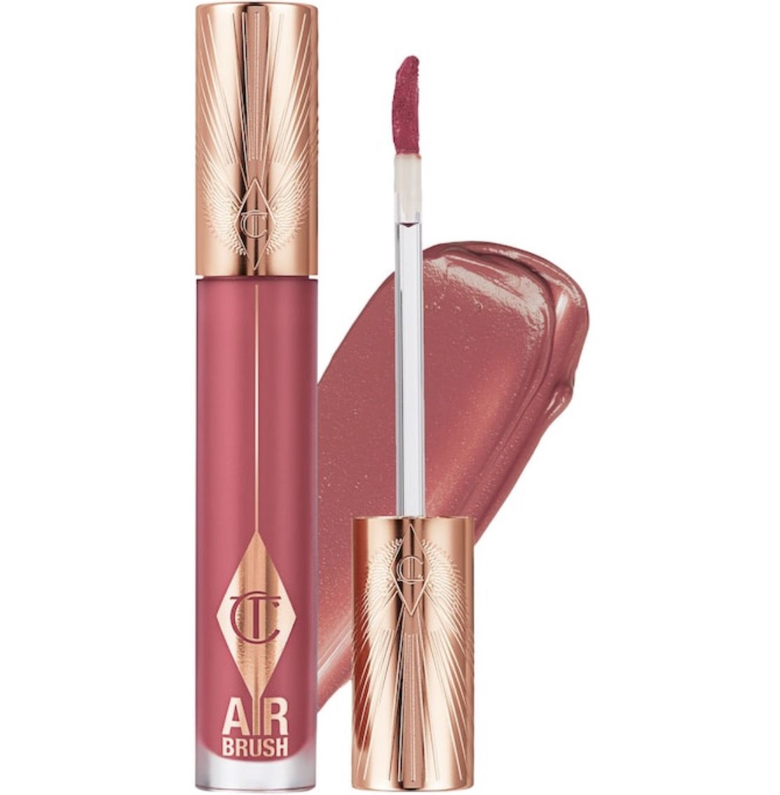 Charlotte Tilbury - Airbrush Flawless Matte Lip Blur Liquid Lipstick | Rose Blur - warm rose