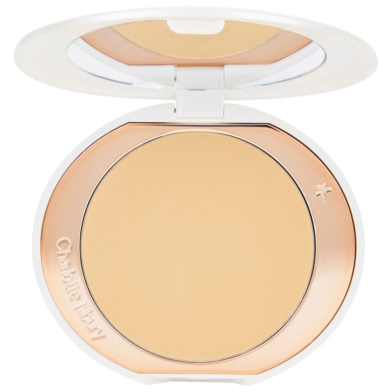 Charlotte Tilbury - Refillable Airbrush Flawless Finish Brightening Powder | Tan-Deep - yellow-toned 