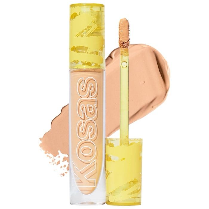 Kosas - Revealer Super Creamy + Brightening Concealer with Caffeine and Hyaluronic Acid | Tone 5.8 N - medium with neutral undertones