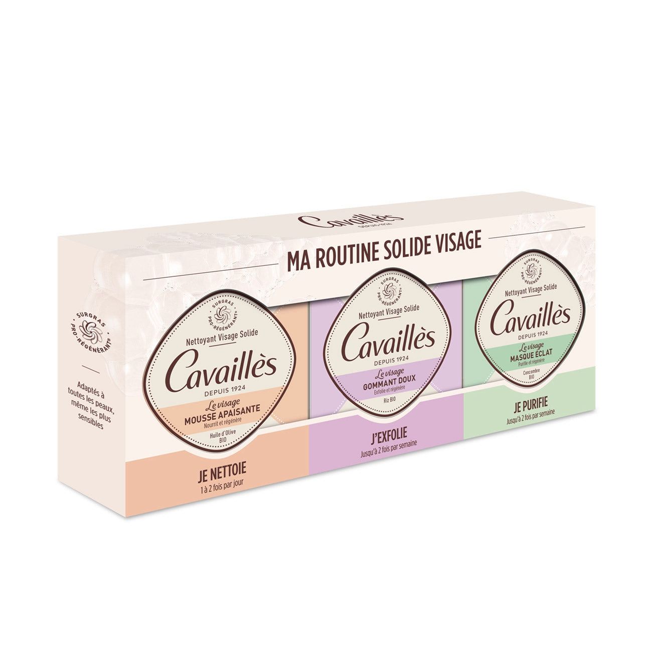 ROGE CAVAILLES -  My Solid Face Routine Box - 3pcs