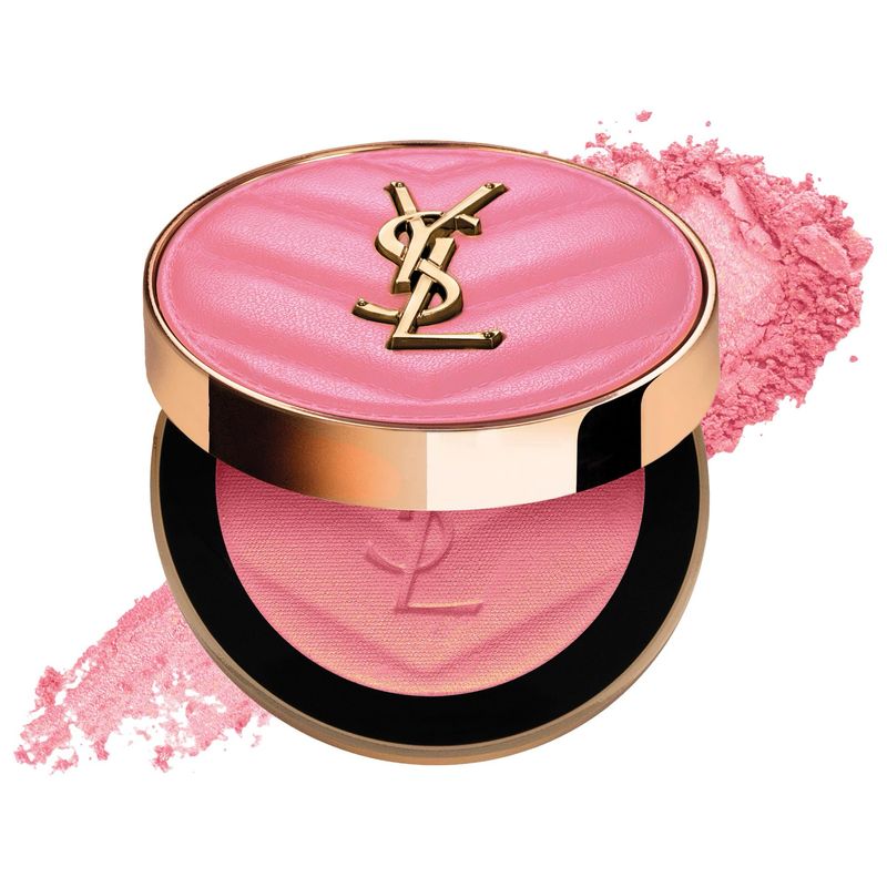 YSL - Make Me Blush 24H Buildable Powder Blush | 93 Restless Rose - peachy pink satin