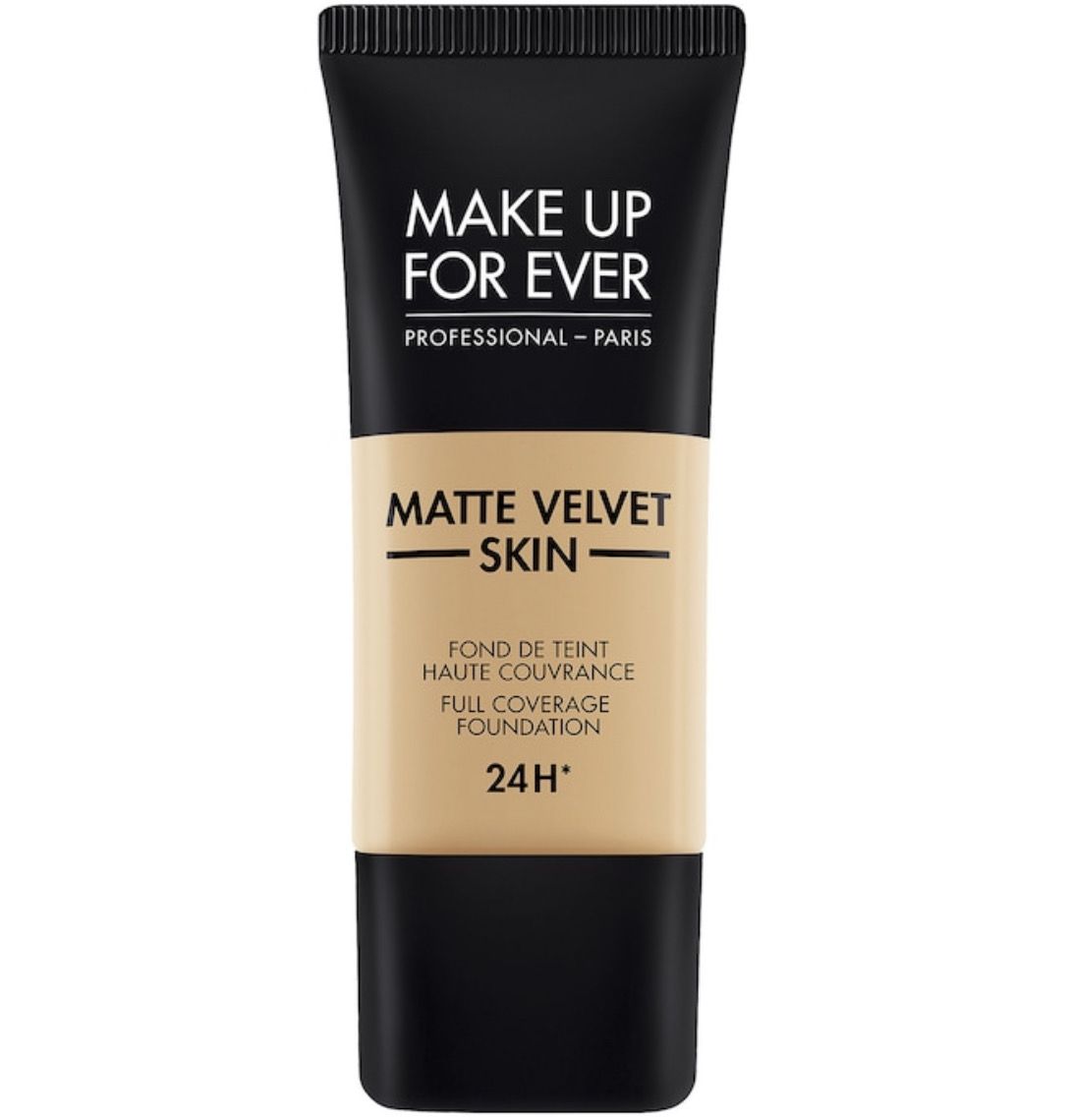 Make Up For Ever - Matte Velvet Skin Full Coverage Foundation | Y345 Natural Beige - for lighter medium skin with very golden undertones