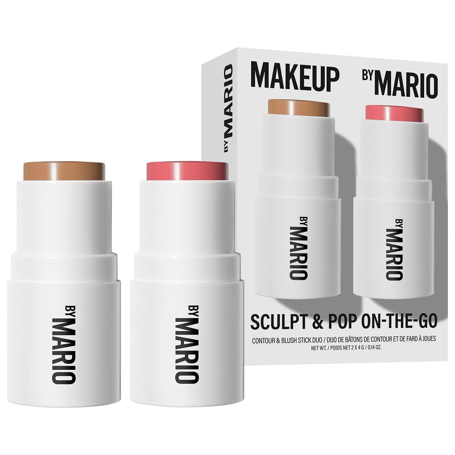 MAKEUP BY MARIO - Sculpt &amp; Pop On The Go | Light Medium &amp; Sweet Pink
