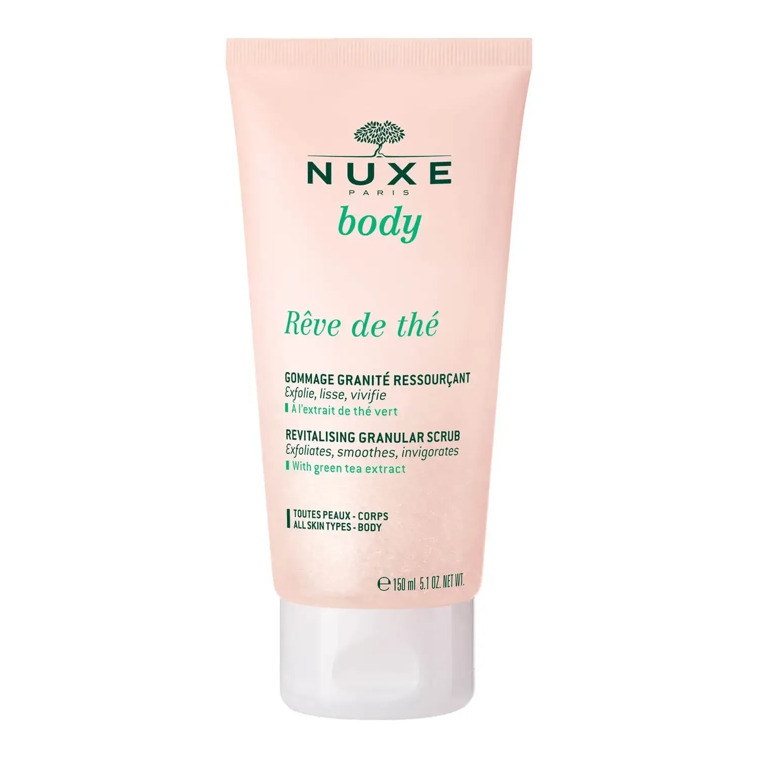NUXE - Rêve de thé - Gommage Granité Ressourçant | 150 mL