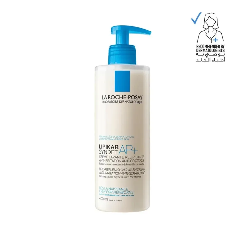 LA ROCHE-POSAY - Lipikar Syndet AP+ Lipid Replenishing Wash Cream | 400 mL