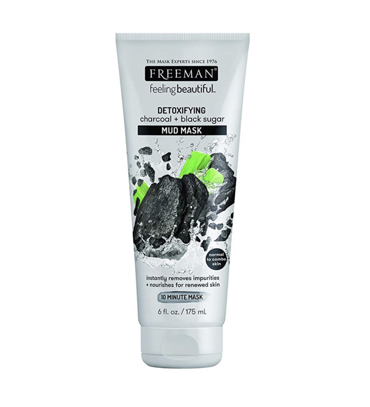 FREEMAN - Detoxifying Mud Mask | Charcoal + Black Sugar