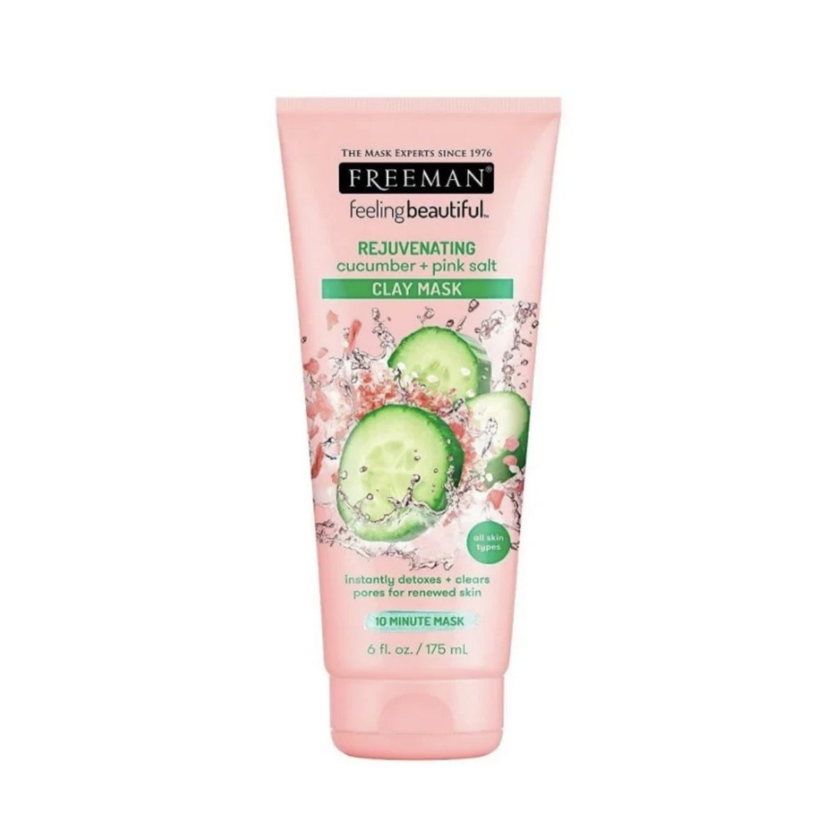 FREEMAN - Rejuvenating Clay Mask | Cucumber + Pink Salt