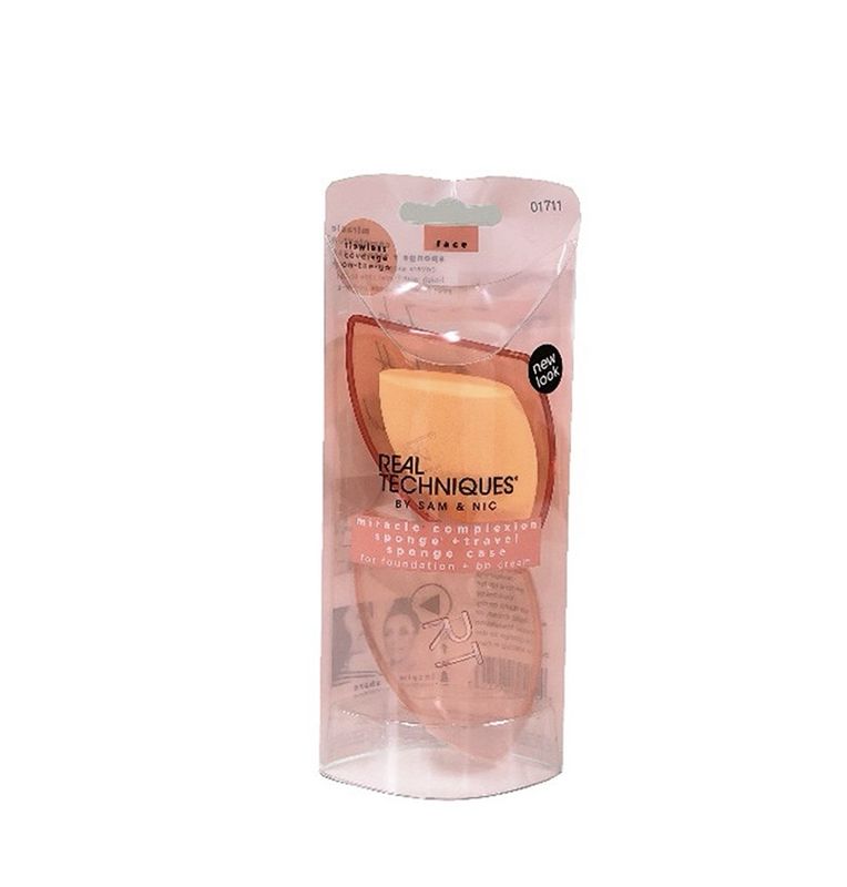 Real Techniques - Miracle Complexion Sponge + Travel Sponge Case