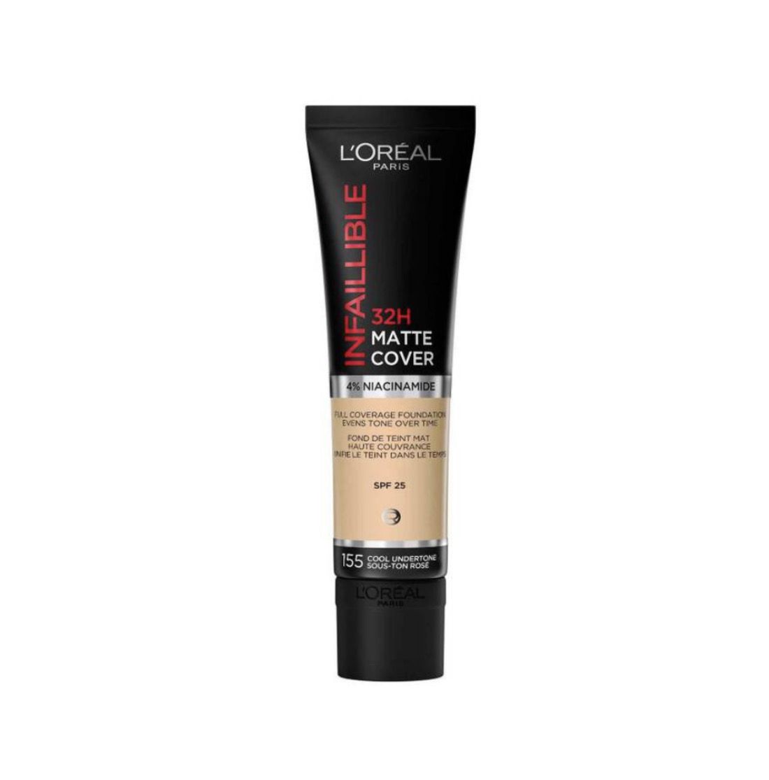 L&#39;ORÉAL PARIS - Infallible 32H Matte Cover Foundation | 155 Cool Undertone