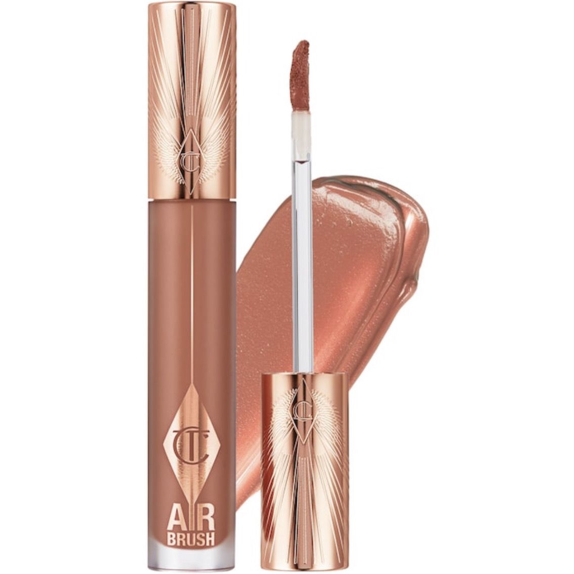 Charlotte Tilbury - Airbrush Flawless Matte Lip Blur Liquid Lipstick | Nude Blur - true nude