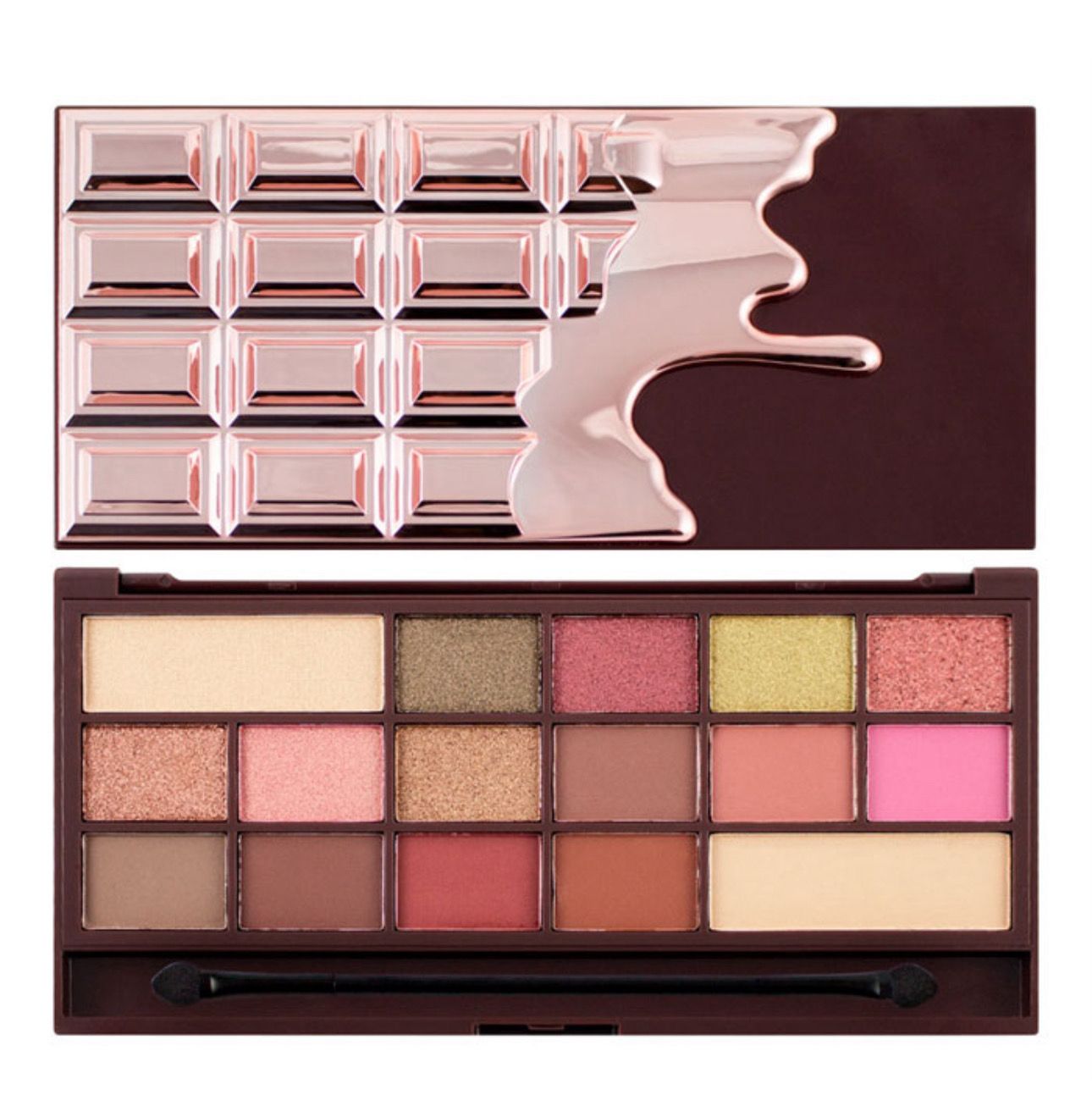 I Heart Revolution - Chocolate Rose Gold Eyeshadow Palette 