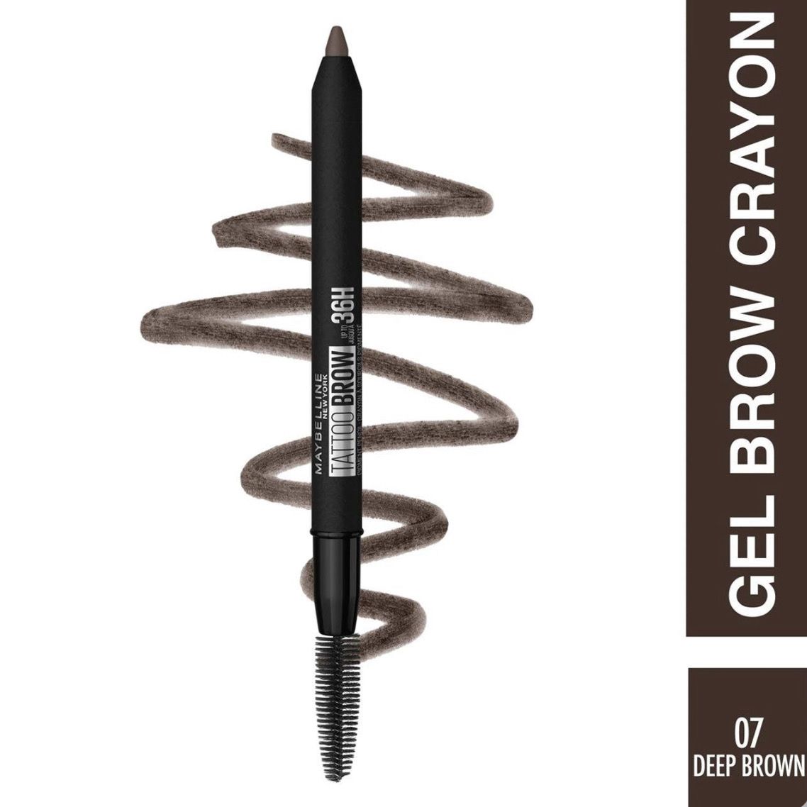 Maybelline - Tattoo Brow 36H Longwear Brow Pencil | 07 Deep Brown 
