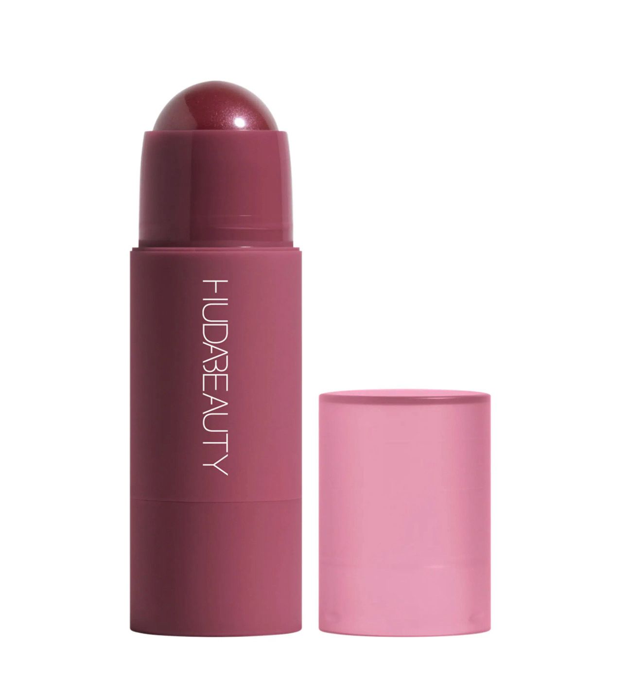 Huda Beauty - Cheeky Tint Cream Blush Stick | Baddie Berry - a deep plum