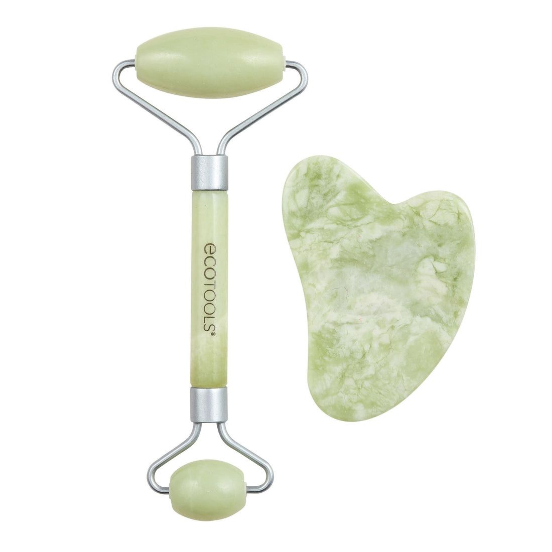 EcoTools - Jade Facial Roller and Gua Sha Stone Duo