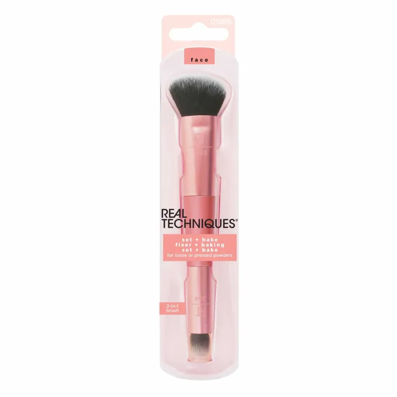 Real Techniques - Set And Bake Dual Ended Makeup Brush RT 233-234