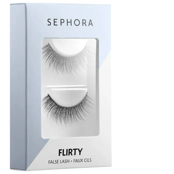 Sephora Collection - Vegan False Eyelashes | Flirty - full volume, fluffy lashes with natural lengths