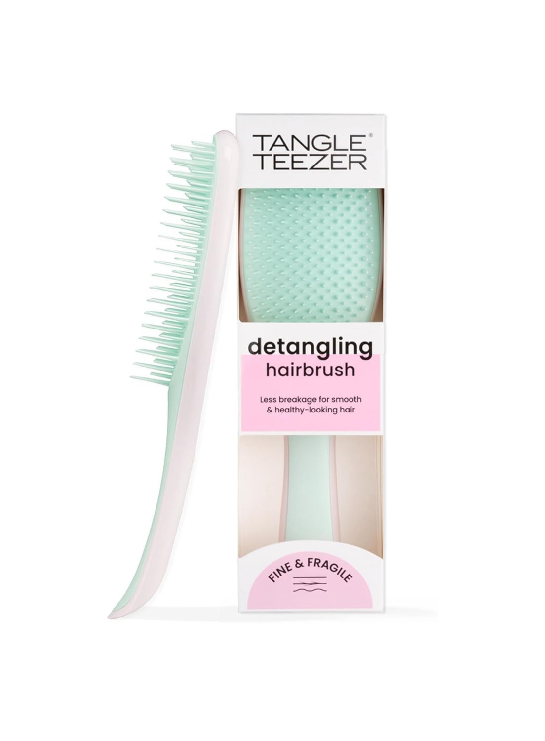 Tangle Teezer - The Fine &amp; Fragile Ultimate Detangler Brush | Baby Pink / Mint