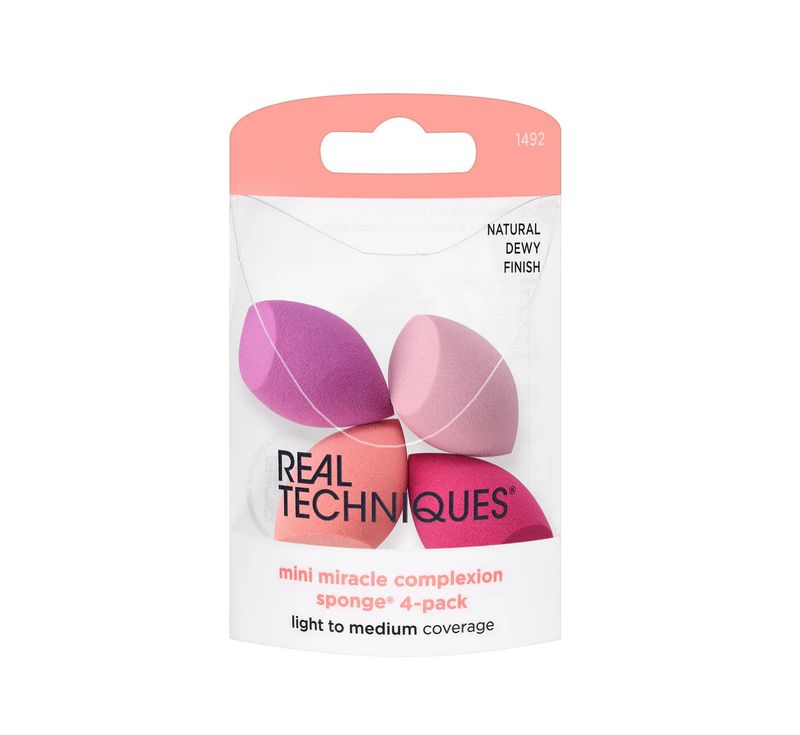 Real Techniques - Miracle Mini Complexion Sponge, 4 pcs