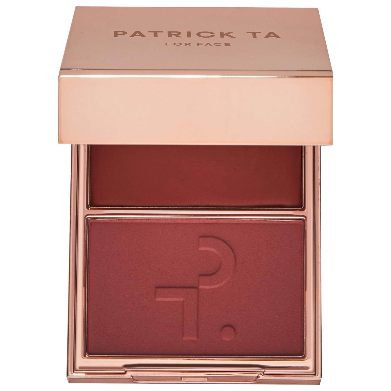 Patrick Ta - Major Headlines - Double-Take Creme &amp; Powder Blush Duo | She Knows Who She Is - terracotta